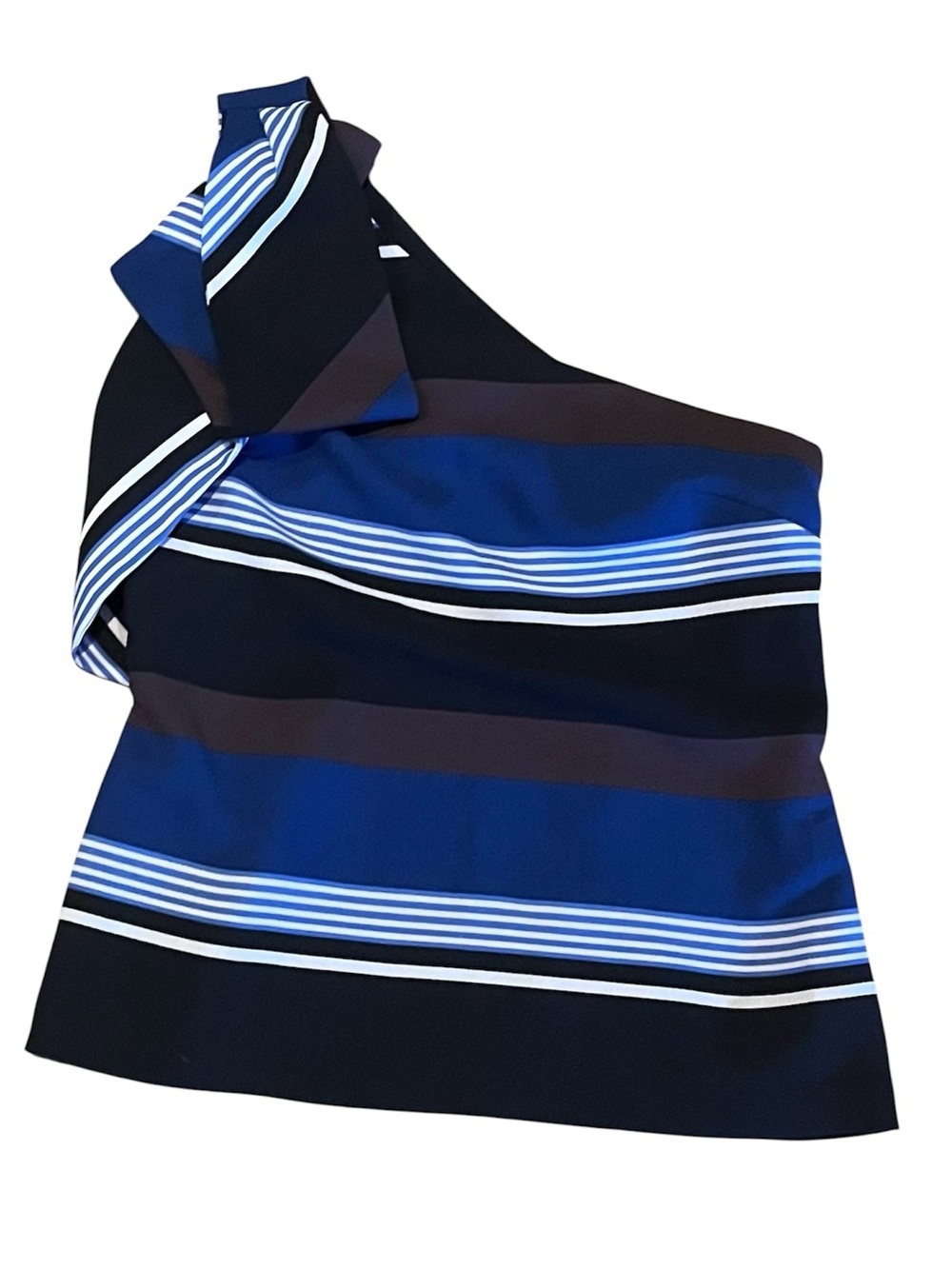 Banana Republic One Shoulder Bow Top
